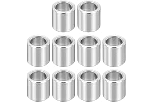 PATIKIL M8 Stainless Steel Spacers, 12Pcs Metal Spacer 8mm ID x 12mm OD x 11mm L Screw Standoff for 5/16" or M8 Screw