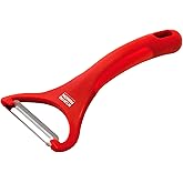Kuhn Rikon Serrated Piranha “Y” Peeler 6.25” Red