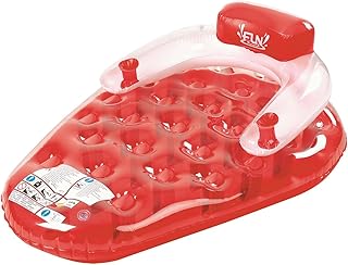 Jilong Strawberry Pool Lounge 165x120 Poolsessel Luftmatratze Schwimmsitz Wassersofa Wassersessel