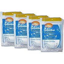 6-Pack Eureka Style L Allergy Micron Filtration Vacuum Bags - Fits Mini Mite & 1000 Series Canister Vacuums