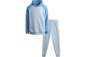 RBX Boys Sweatsuit - 2 Piece Performance Pullover Fleece Hoodie Sweatshirt and Boys Jogger Pants Set (Sizes 4-12)