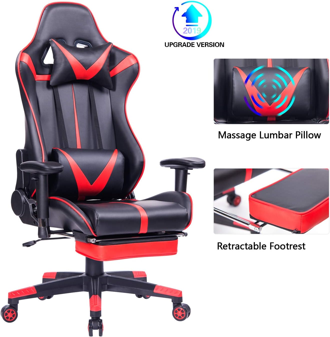 Best Blue Bucket Seat High Back Gaming Chairs