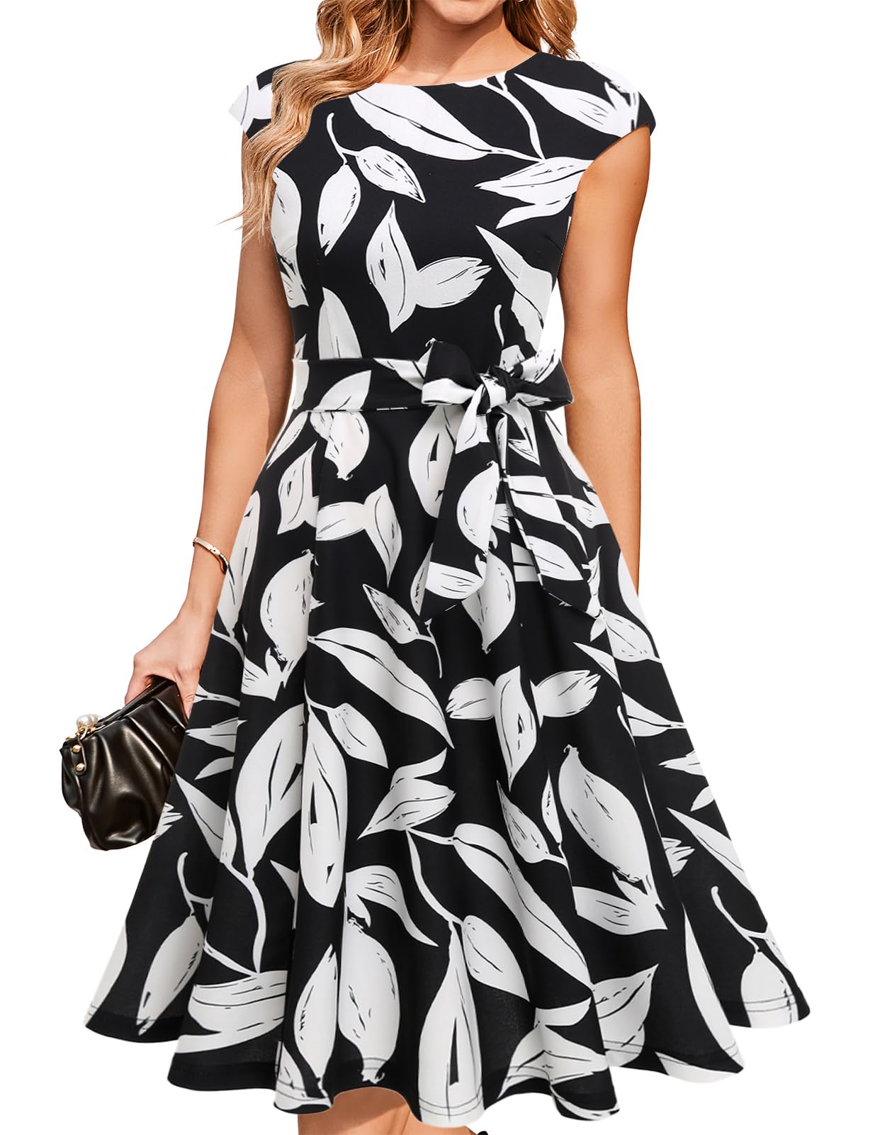 Batik jurk A-line - | Gratis verzending
