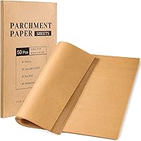 VITEVER Parchment Paper Sheets, Unbleached Parchment Baking Sheets, Precut Parchment Paper 12 x 16 IN, Non-Stick Parchment Pa