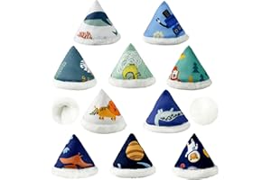 BISENKID Coral Velvet Pee Covers Baby Boy New Technology Fabric Reusable Pee Cap Diaper Changing Accessory for Boys 10 Packs