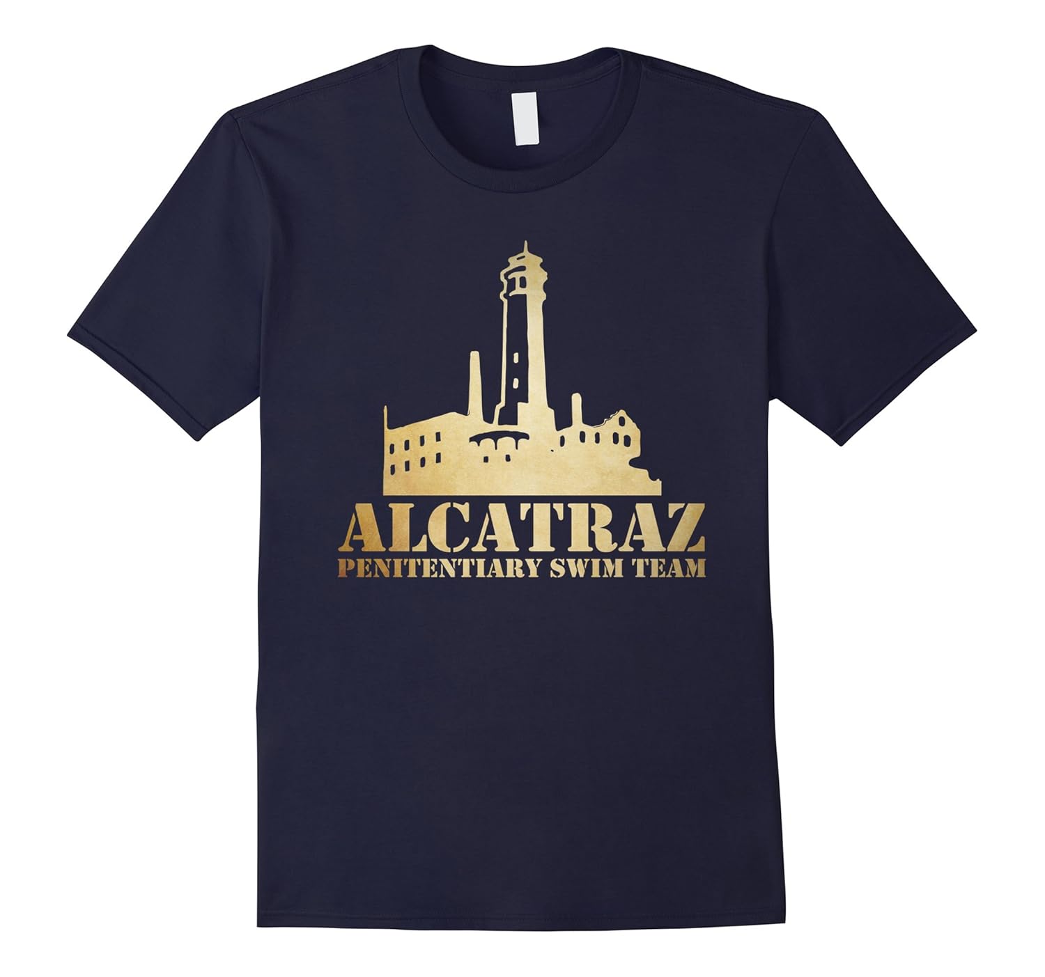 Alcatraz Penitentiary Swim Team - San Francisco T-Shirt-ANZ