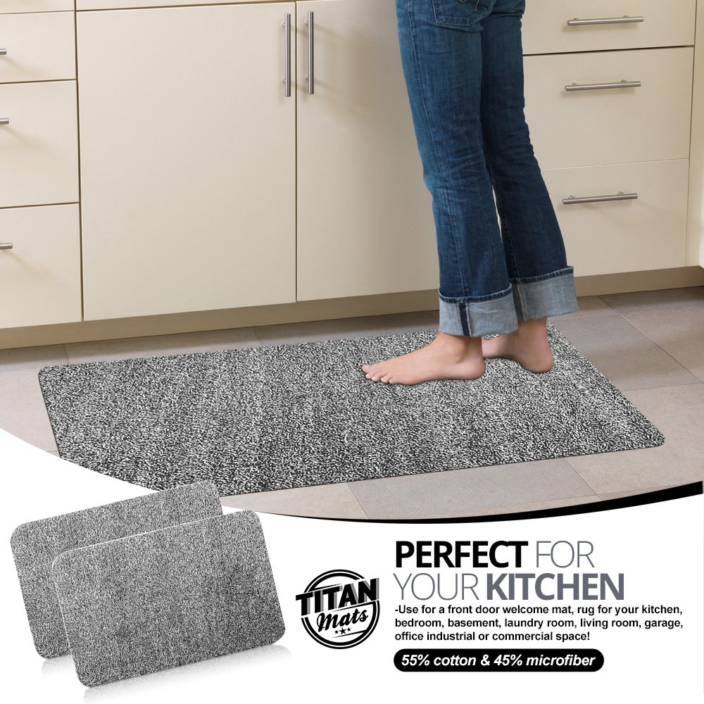 Indoor Non Slip SuperAbsorbent Indoor Doormat Absorbs Mud Traps