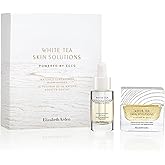 Elizabeth Arden White Tea Skin Solutions Nature's Superpower Glow Heroes 2-Piece Set with Fortifying Bi-Phase Oil Serum & Replenishing Micro-Gel Cream, Hydrating & Brightening, Vegan