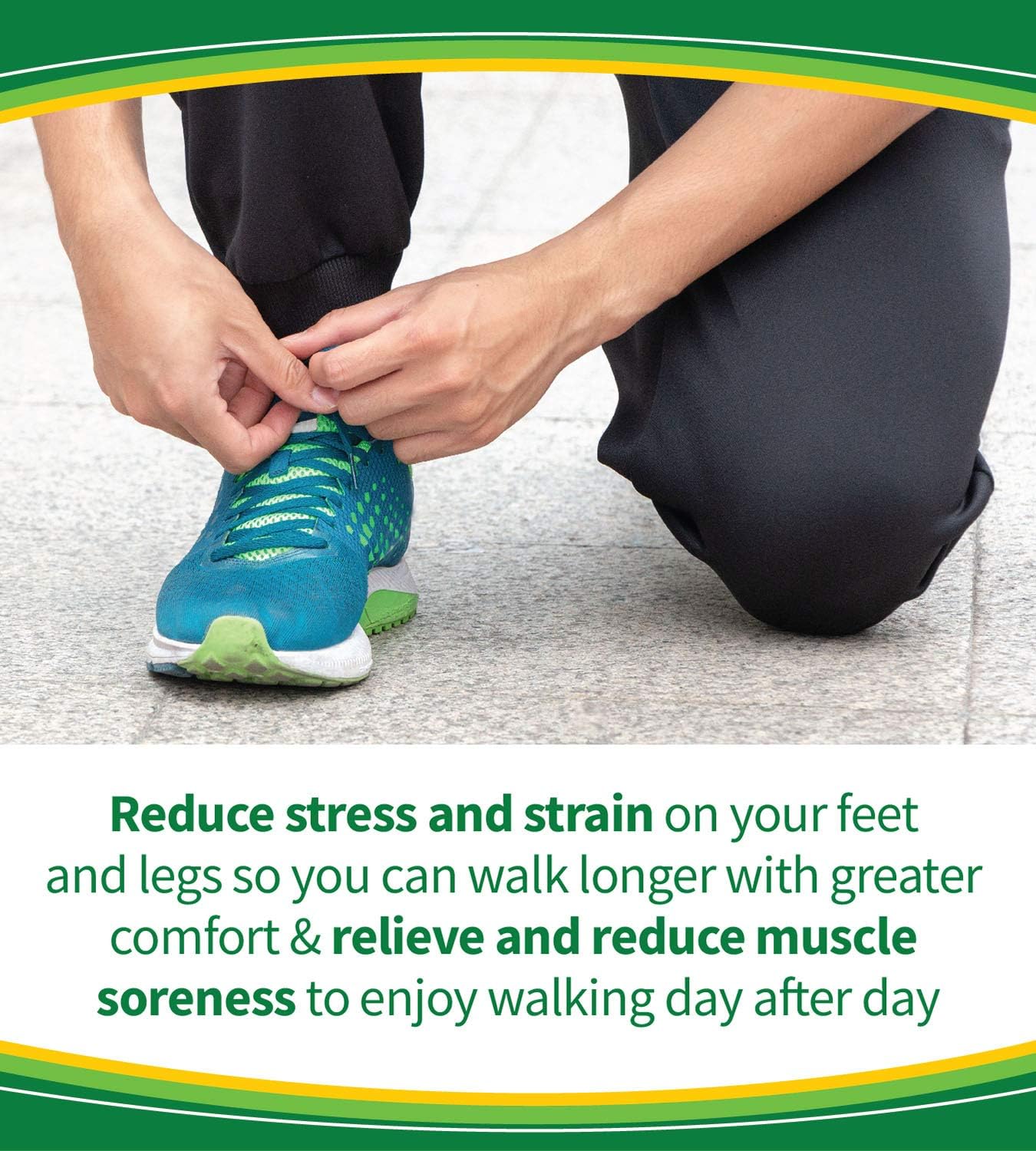 Dr. Scholl's FITNESS WALKING Insoles // Reduce Stress and Strain on your Lower Body while you Walk and Reduce Muscle Soreness (for Women's 6-10, also available for Men's 8-14): Health & Personal Care