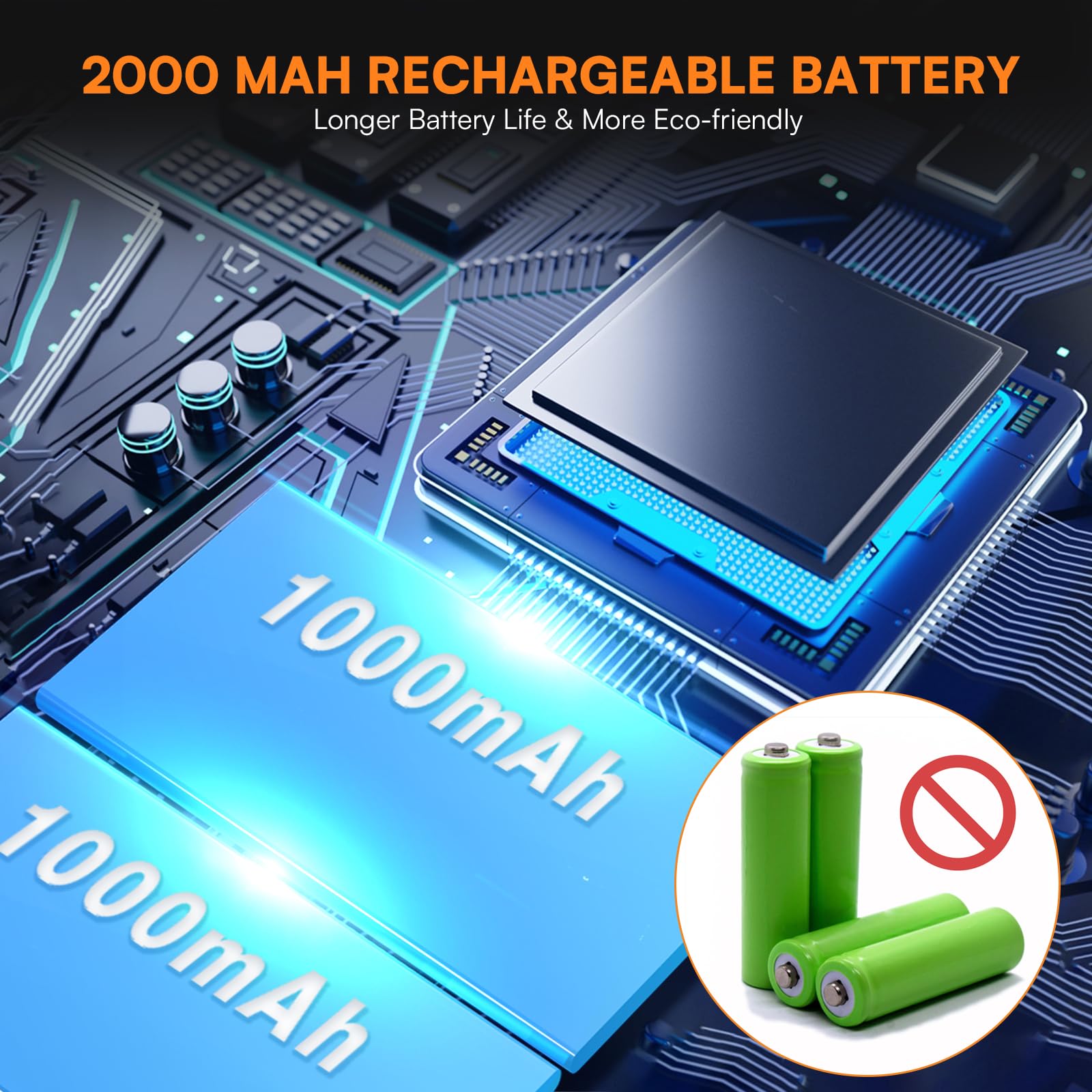 Baby Car Mirror with Light - Rechargeable Baby Mirror for Car with Remote Control, Clear Vision, 360° Rotation Rear Facing Car Seat Mirror, Shock and Shatter Resistant