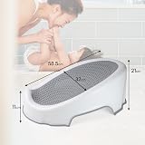 DIVCHI Baby Bath Seat Newborn Bathing Essential Ergonomic Nonslip Chair view 5