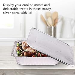 Stock Your Home 9x13 Aluminum Trays with Lids