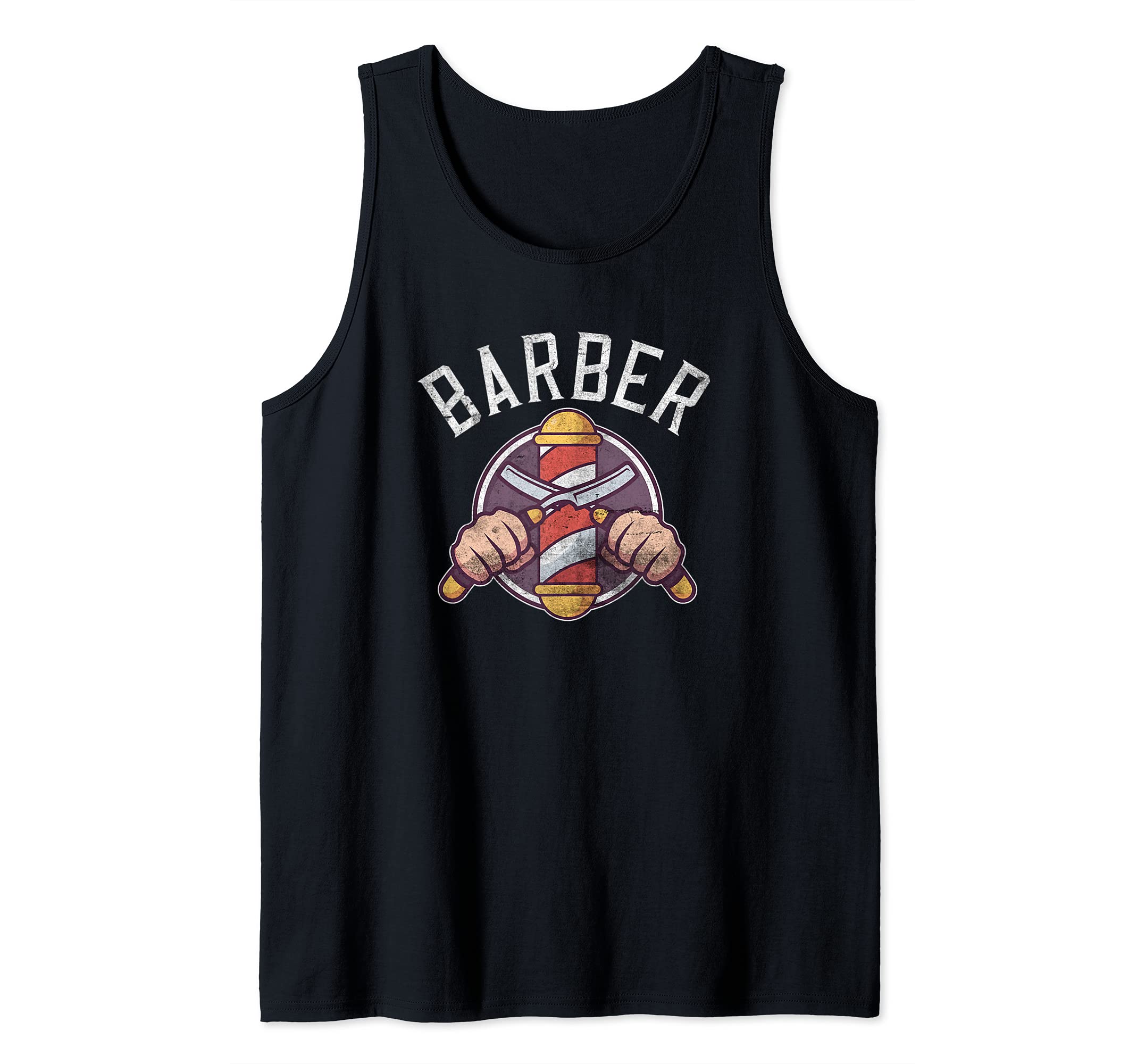 Barbershop Barber Hipster Tank Top