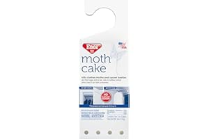 Enoz Moth Cake Kills Clothes Moths, Carpet Beetles, and Eggs and Larvae