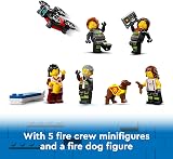 LEGO City Fire Station 60414 with Fire Engine 5 Minifigures Dog Figure view 7