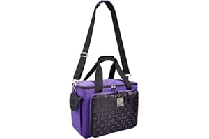 BatlFrist Sewing Machine Bag with YKK Zipers，Sewing Machine Carrying Case with 16pcs Functional Bags, Compatible Most Standard Sewing Machines.