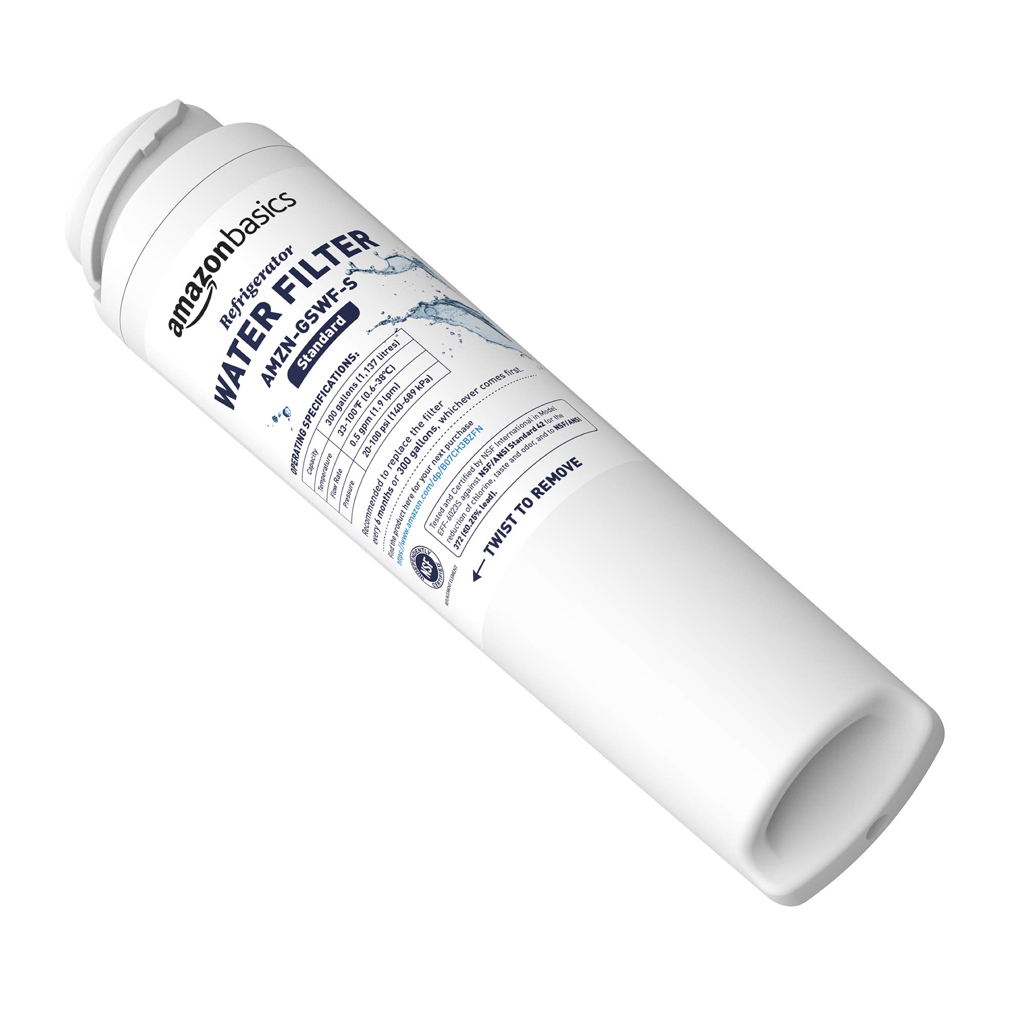 AmazonBasics Replacement GE GSWF Refrigerator Water Filter