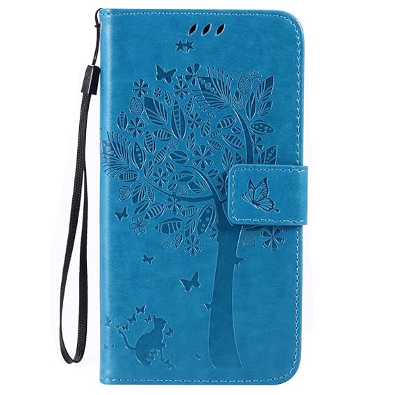 Nancen Compatible with Handyhülle LG G4 / H818 (5,5 Zoll) Flip Schutzhülle Zubehör Lederhülle mit Silikon Back Cover PU Leder