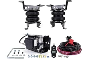 TrendsAuto Air Lift LoadLifter 7500 XL Ultimate Air Spring Kit & WirelessONE 2nd Gen Compressor EZ Mount fits 2020 2026 Silverado Sierra 2500 HD 3500 HD 4WD | Includes TrendsAuto Decal