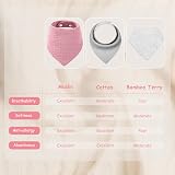 Yoofoss Baby Bibs 10 Pack Muslin 6 Layer Adjustable Snaps 100% Cotton Gift view 2