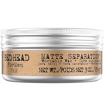 Tigi Bed Head Men Matte Separation Workable Wax, 1er Pack, (1x 85 g)
