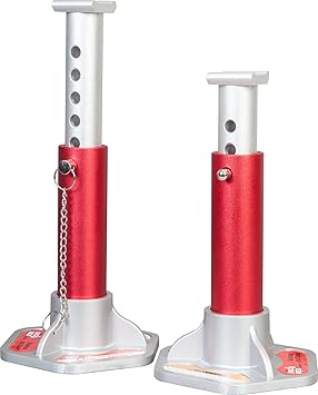 Torin T43004 Big Red Aluminum Jack Stands 3 Ton Capacity 1 Pair