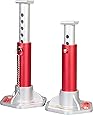 BIG RED T43004 Torin Aluminum Jack Stands with Locking Support Pins: 3 Ton (6,000 lb) Capacity, Red/Silver, 1 Pair