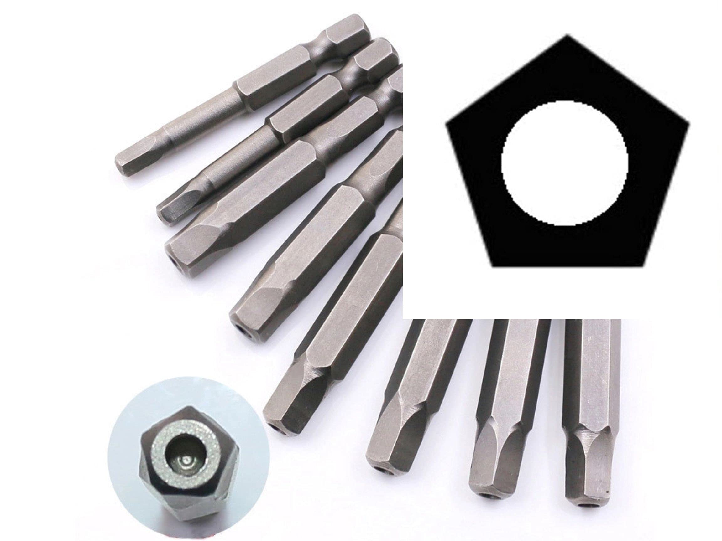 Photo 1 of Daman 10pc Penta Plus 5 sided Security Screwdriver Bit Set