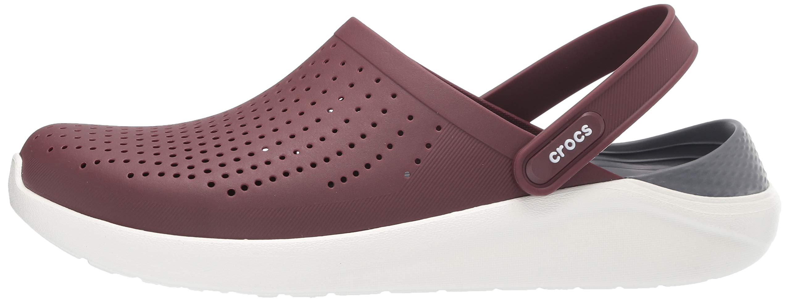 crocs literide army green white