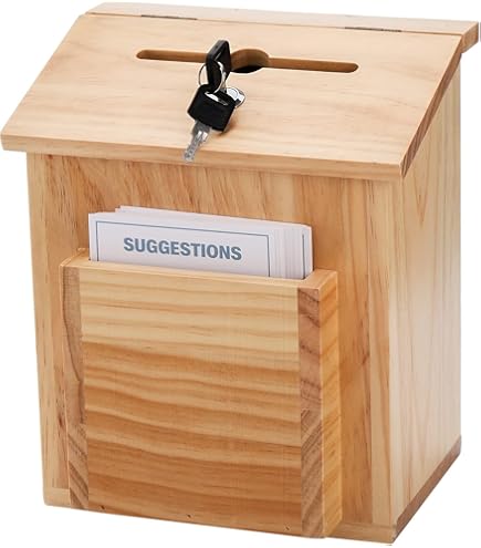 Blank Cards Generic 100 Suggestion Box Cards Comment Cards 4x6 Inch Raffle Box - View #4