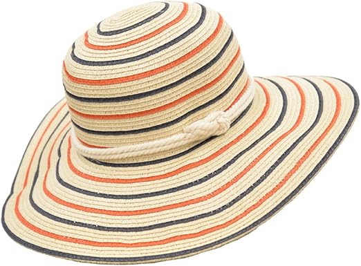 red floppy beach hat
