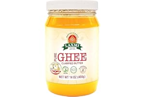 LAXMI BRAND Laxmi Natural Traditional Indian Style Pure Cow Ghee - 16oz