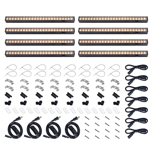 Barrina T5 Grow Lights, 1FT Grow Light Fixture for Indoor Plants Full ...