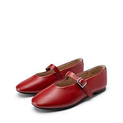 DREAM PAIRS Women's Ballet Mary Jane Flats Dress