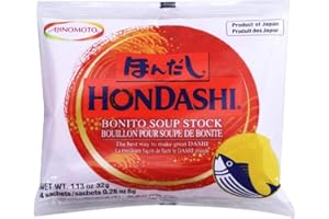 Ajinomoto Hondashi Hon-dashi Bonito Soup Stock Fond Pour Soupe de bonite Product of Japan Japanese Fish Soup Stock 8g sachets