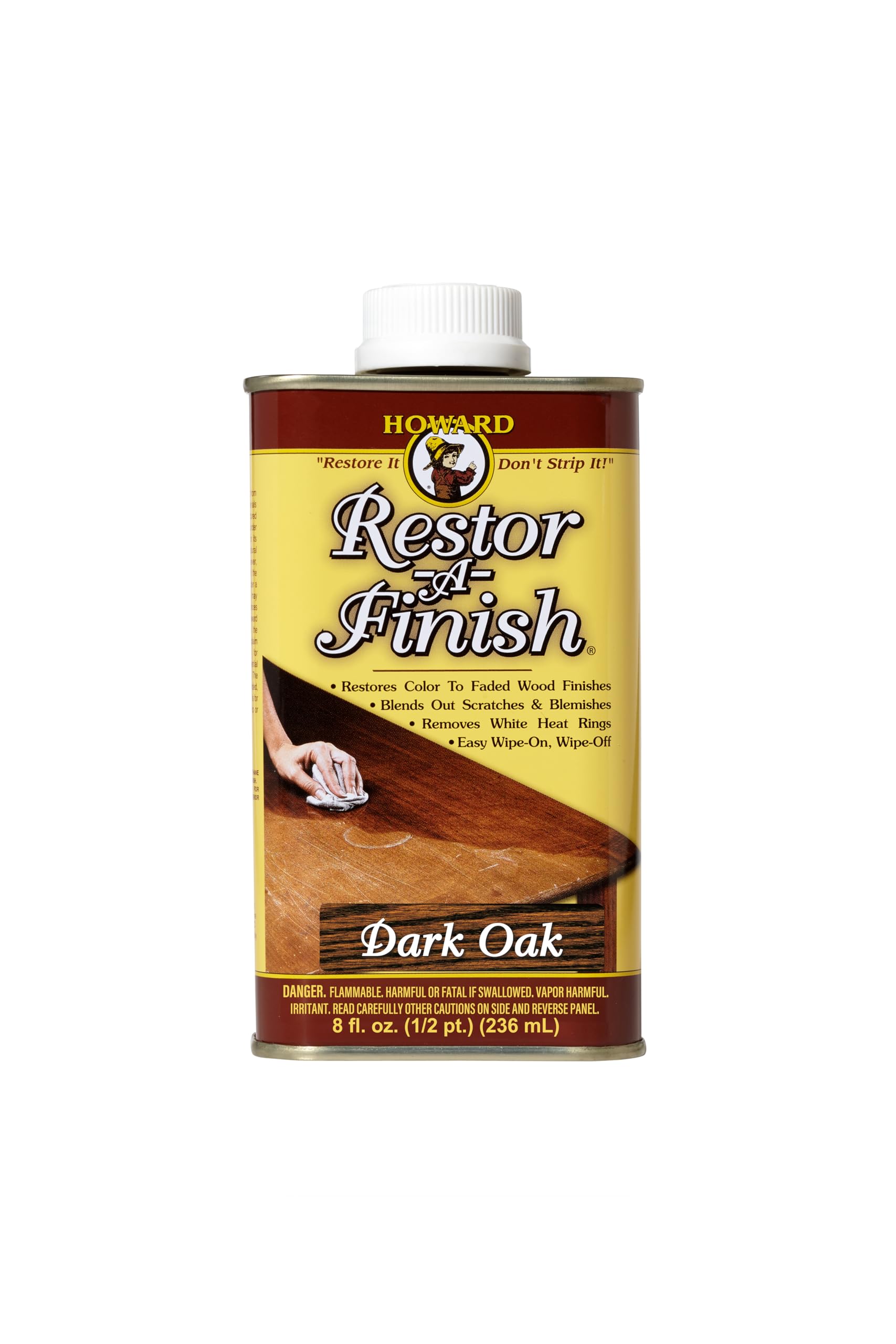 Howard Restor-A-Finish Dark Oak RF7008 Restore The Original Finish on Wooden Furniture 236ml — image 1