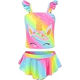 Akokvlar Two Pieces Swimsuit Mermaid Bikinis Tankini Bathing Suit for Little Girls