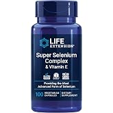 Life Extension Super Selenium Complex, 200 mcg, 1 Daily, 100 Capsules | 3 Forms of Selenium &amp; Vitamin E Support Cellular Health &amp; Healthy Aging, Gluten-Free, Non-GMO &amp; Vegetarian, 1 Daily