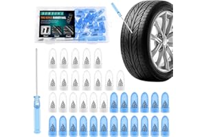 BOUBONI 70 Pcs Tire Repair Rubber Nail Self Tapping Tire Repair Screws Kit for Trucks Motorcycles Cars and Other Vacuum Tire Vehicles