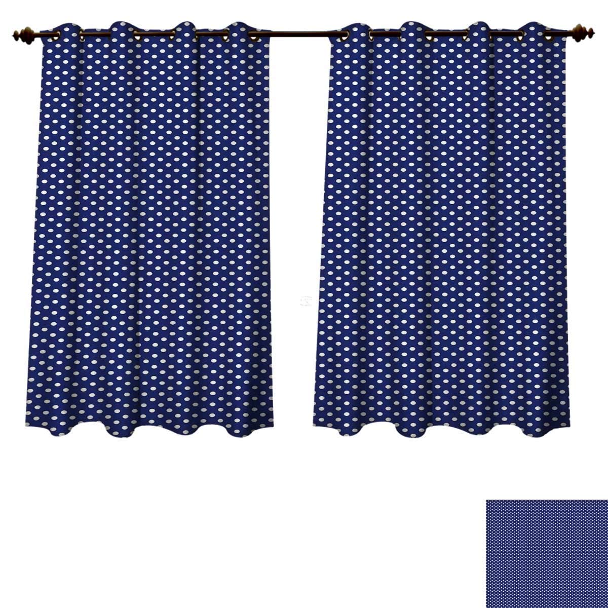 Rupperttextile Navy Blue Bedroom Thermal Blackout Curtains Old
