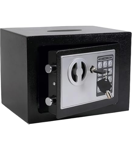 Caja Fuerte Para Llaves Con Código Numérico Y Montaje Magnético - Resistente Al Agua, Con Esponja Protectora, Para Casa, Garaje O Oficina