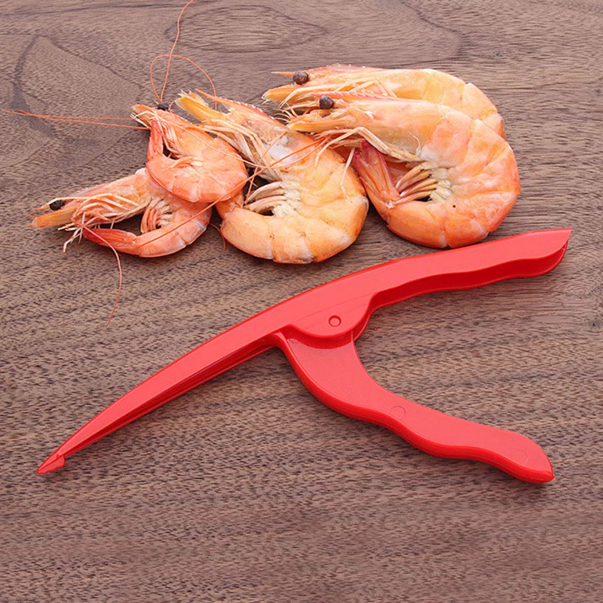 Oumosi plastica Shrimp Deveiner Seafood pinze Opener dispositivo creativo utensili da cucina