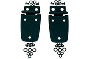 Rugged Ridge 11205.02 Hood Hinge, Black; 97-06 Jeep Wrangler TJ