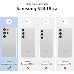ZTOFERA for Samsung Galaxy S24 Ultra Case Cute for