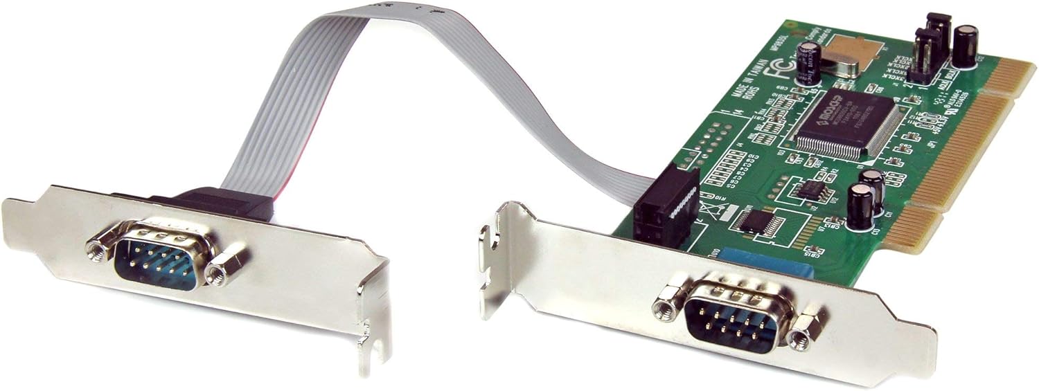 StarTech.com 2 Port PCI Low Profile RS232 Serial Adapter Card