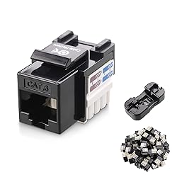 Cable Matters UL Listed 50-Pack RJ45 Keystone