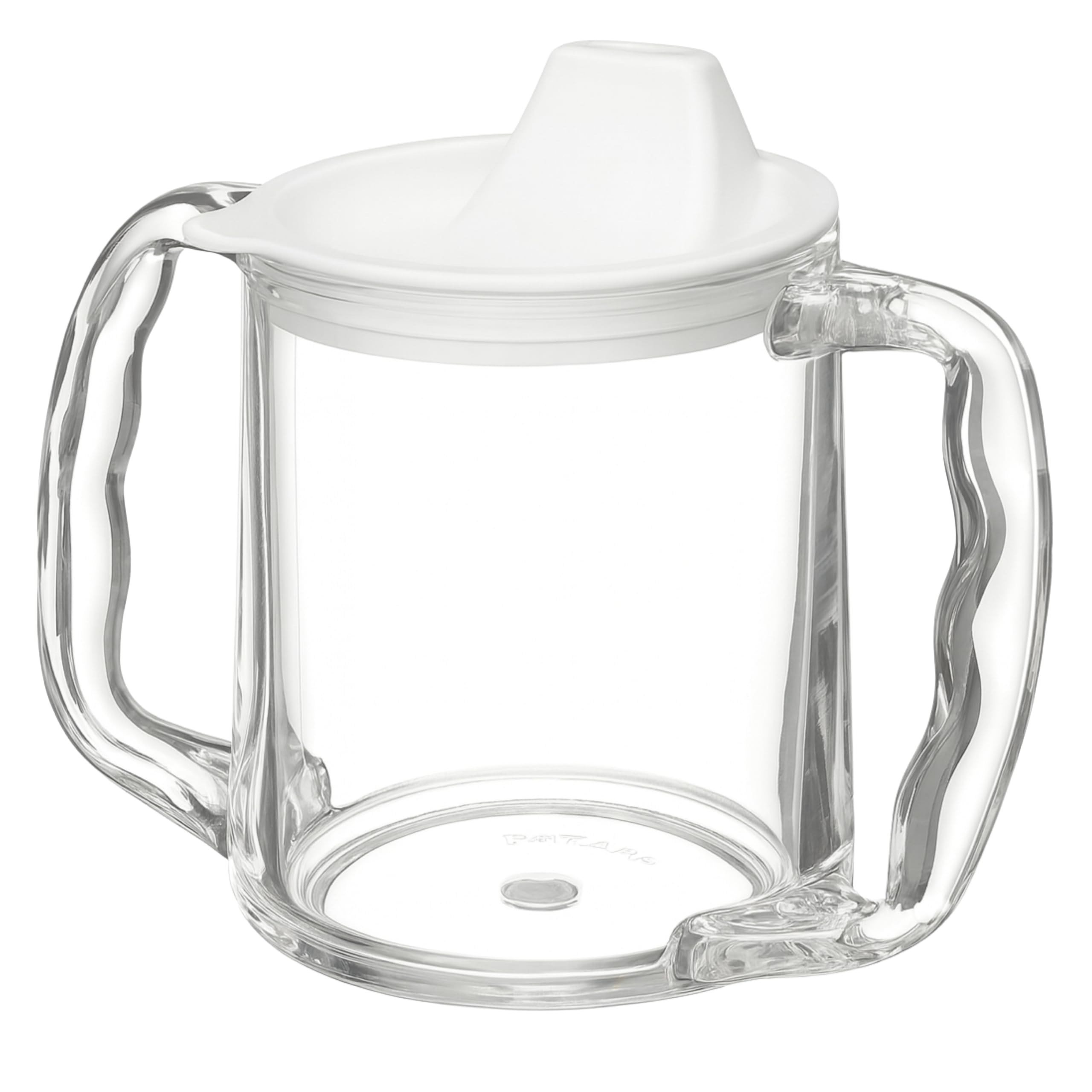 Homecraft Caring Travel Mug, Two Handle Easy Grip, Spill Resistant with Spout Opening for Children, Elderly and Disabled Users, Small Spout