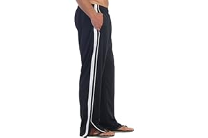 Gioberti Mens Athletic Track Pants with Zip Bottom