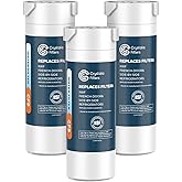 Crystala Filters XWF Refrigerator Water Filter Compatible with GE 3 Pack