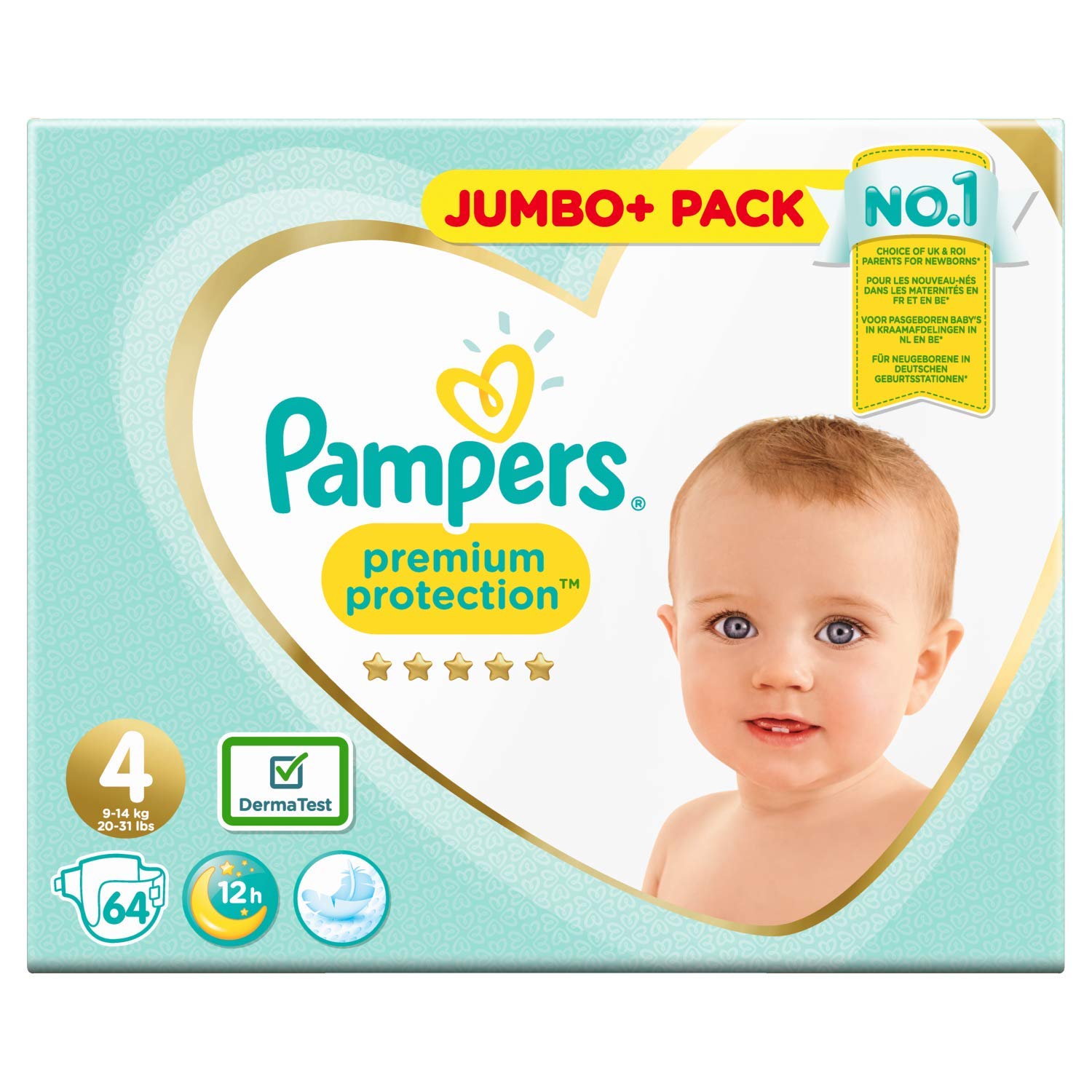 Pampers 81686984 Premium Protection Nappies White